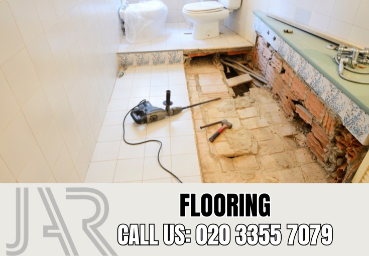 Bathroom Flooring Installation by Swisscottage Bathroom Fitters